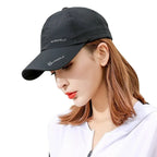 New Men Hat Four Seasons Quick-Dry Baseball Cap Women Outdoor Sports Sun Hat Print Letter Cap