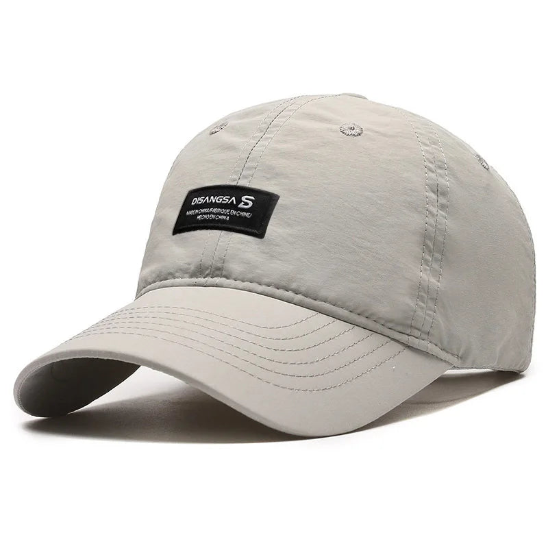 Caps For Men Breathable Sunshade Sunscreen Waterproof Quick-Dry Baseball Cap Male Outdoor Sports Running Light Thin Hat Fishing