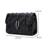 Quilted Crossbody Purse for Women Trendy Ladies Shoulder Bag with Chain Designer Purses