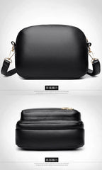 Luxury Ladies Handbag Sac High Quality Soft Leather Purse Fashion Women Shoulder Messenger Bag Multi-pocket Wear-resistant Bag