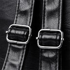 Ladies Bookbag Rucksack Women Large Capacity Backpack Purses High Quality PU Leather Female Vintage School Bags Travel Bagpack