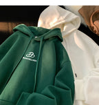 Korean Classic Loose Hooded Sweatshirt Casual Sports Wind Pullover Hoodie Multi-colour Sweatshirts Men Women Oversized