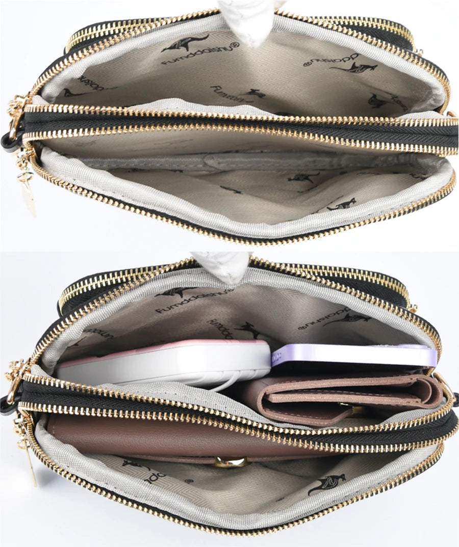 High Quality Purse Leather Luxury Handbag Women Shoulder Bags Designer Crossbody Bag for Female Bag Fashion Ladies Messenger Sac