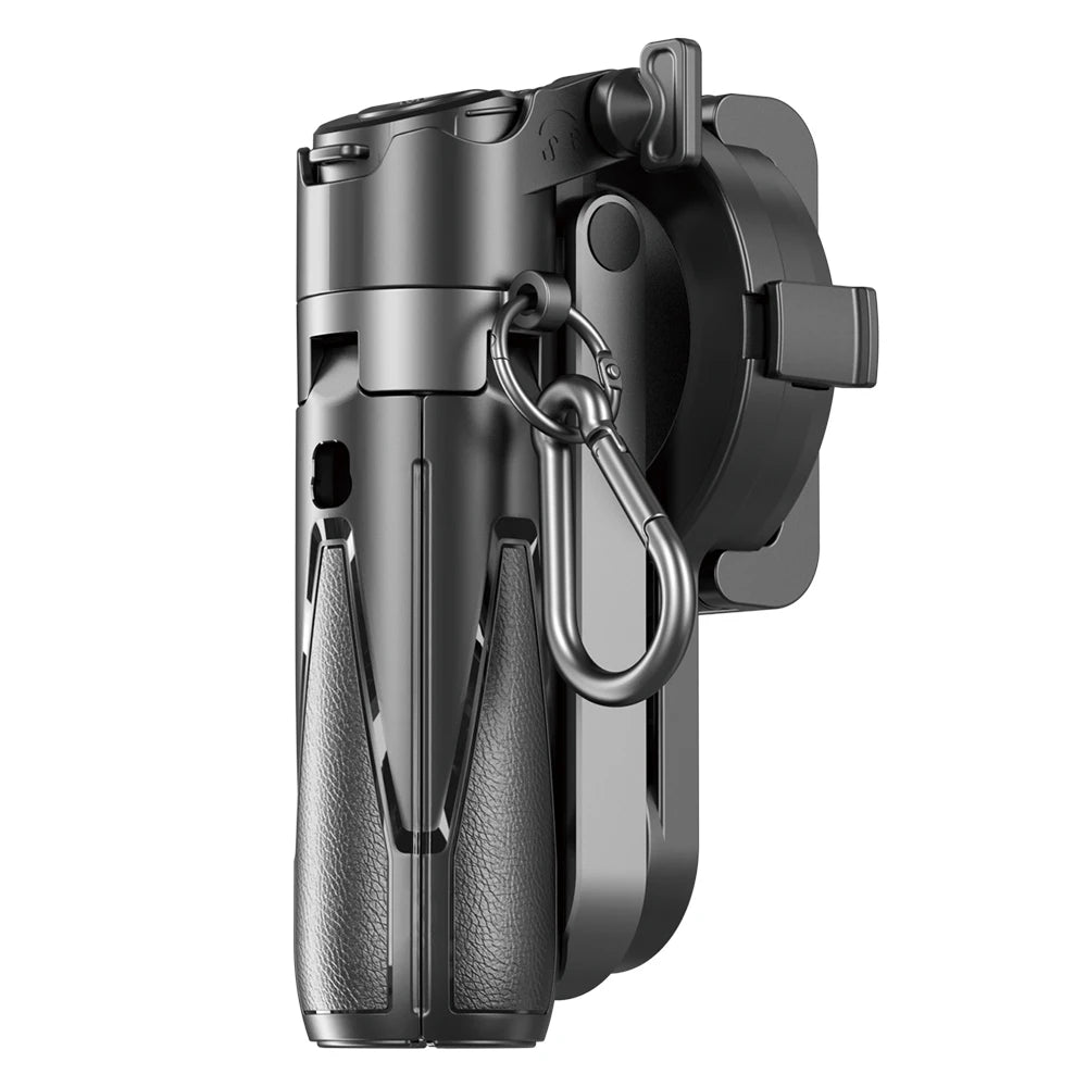 Magnetic Phone Tripod Wireless Phone Grip Selfie Stick Desktop Tripod for iPhone 16 15 14 13 12 Pro Max For Samsung phone holder