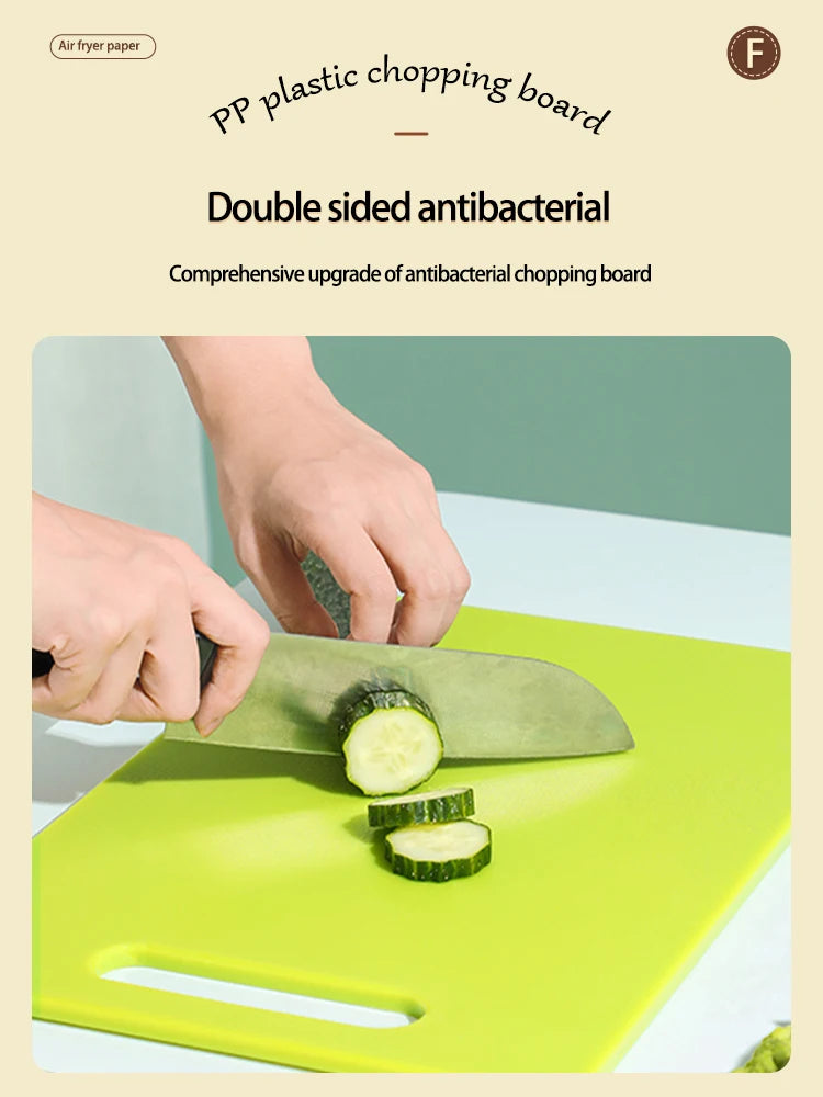 Kitchen Tools PP Creative Square Chopping Board Vegetable And Fruit Chopping Board Easy To Clean Non Slip Chopping Board Tools