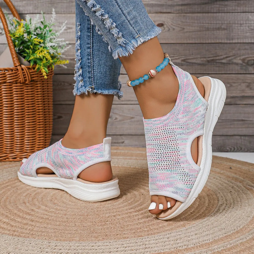 Women's Shoes Summer 2025 Comfort Casual Sport Sandals Women Beach Wedge Sandals Women Platform  Roman Sandals