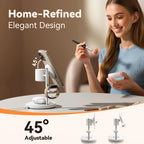 Wireless Charger Magnetic Charging Station For iPhone 16-12 Series For iWatch For AirPods 4/3/2/Pro 4-in-1 Qi2 Fast 15W