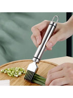 Kitchen Shred Onion Slicers Multi-Purpose Stainless Steel Chopped Green Onion Knife Kitchen Gadgets for Green Onion Cutter Tools