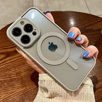Luxury Magsafe Wireless Charge Clear Phone Case For iPhone 11 12 13 14 15 16 Pro Max Plus Magnetic Bumper Transparent Cover