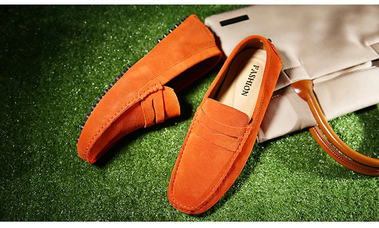 Shoes Men Casual Shoes Fashion Men Shoes Genuine Leather Men Loafers Moccasins Slip on Men Flats Male Driving Shoes