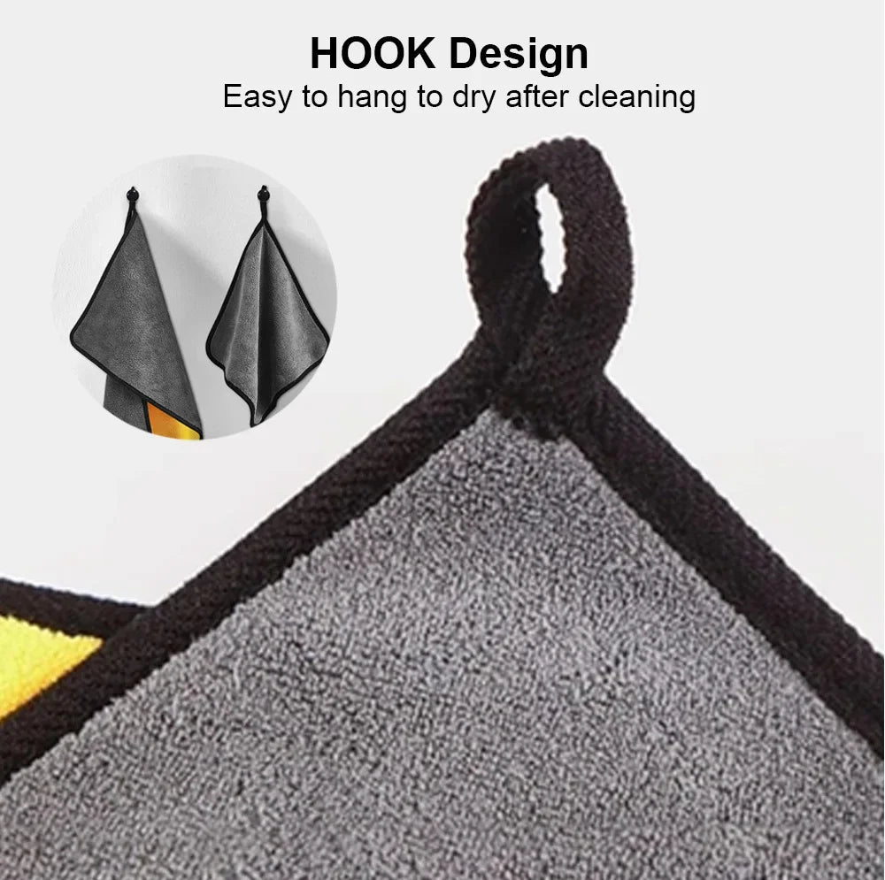 3/5/10Pcs Car Wash Microfiber Towel 30*30CM / 30*60cm Car Cleaning Drying Cloth  Care Cloth Car Wash Towel  Kitchen Towel