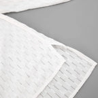 Women Jacquard Puff Sleeves Two Piece Sets for Summer Fashion Loose Shorts and Long Sleeved Shirt Outfits