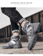 Spring-autumn High Sneakers For Man Skater Sneakers Man Shoes Blue Boots Sports Factory Portable  Badkets
