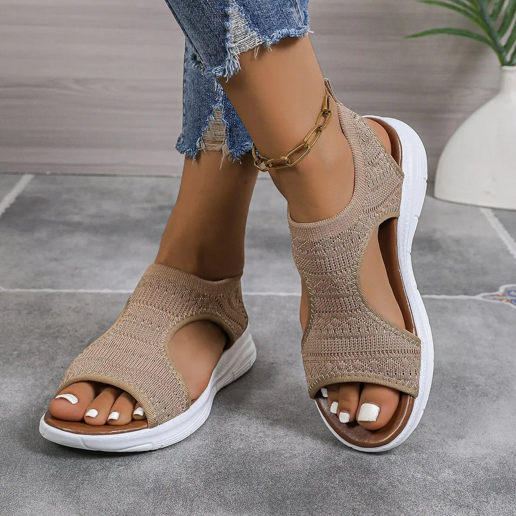 Women's Shoes Summer 2025 Comfort Casual Sport Sandals Women Beach Wedge Sandals Women Platform  Roman Sandals