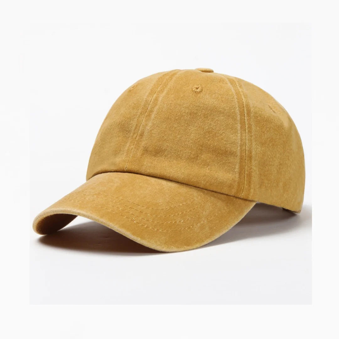 Baseball Cap Washed Cotton Men Women Snapback Hat Vintage Hip Hop Caps Solid Color Dad Hat Bone Casquette Outdoor Casual Sport