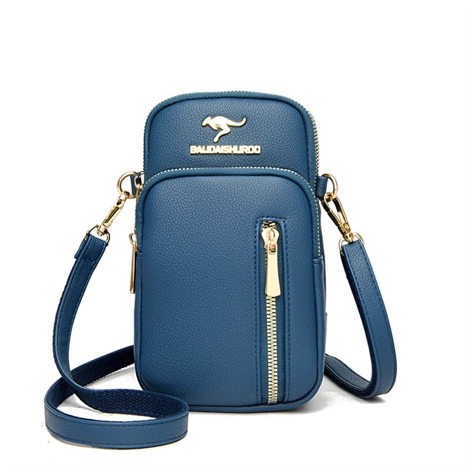 Ladies New Trendy Pu Leather Shoulder Bags Luxury Designer Simple Small Purse Handbags for Women Fashion Messenger Bags Sac