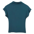 Female Streetwear Basics Versatile Tops Women Sexy Turtleneck Short Sleeve T-Shirts Solid Slim Fit Summer Causal Tees Shirts