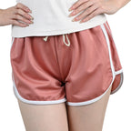 Women's Sports Shorts With Drawstring S-3XL Girl Fitness Running Yoga Shorts Breathable Woman Quick-Dry Casual Athletic Pants