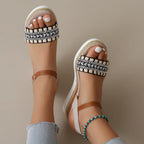 Women Sandals Summer Casual Luxury Flat Sandals Platform Shoes for Women 2025 New Designer Fashion Sandals Sandalias De Mujer