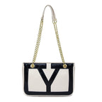 High-End Luxury Elegant Tote Bag For Women Shopper Messenger Purse Solid Color Commuter Use Large Capacity