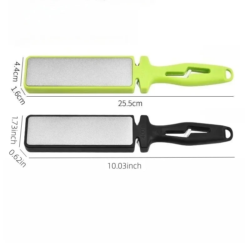 5 in1 Knife Sharpener Diamond Bars 400/1000 Multi-Tool Kitchen Knives Tungsten Steel Ceramic Grinding Double-Sided Whetstone