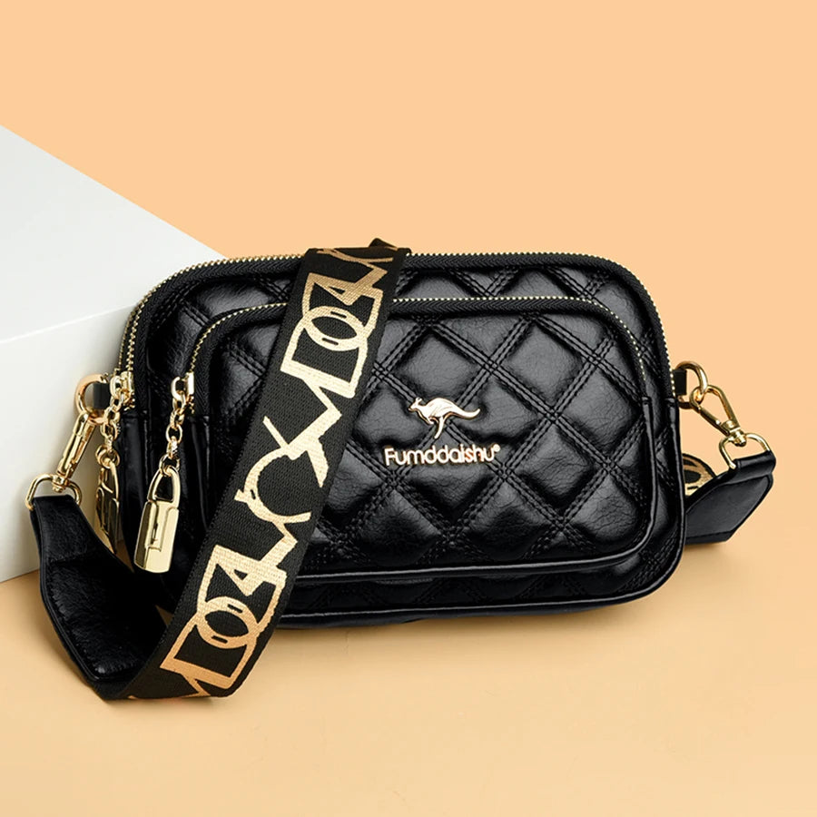 High Quality Purse Leather Luxury Handbag Women Shoulder Bags Designer Crossbody Bag for Female Bag Fashion Ladies Messenger Sac