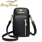 Ladies New Trendy Pu Leather Shoulder Bags Luxury Designer Simple Small Purse Handbags for Women Fashion Messenger Bags Sac