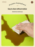 Kitchen Tools PP Creative Square Chopping Board Vegetable And Fruit Chopping Board Easy To Clean Non Slip Chopping Board Tools