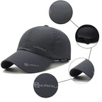 New Men Hat Four Seasons Quick-Dry Baseball Cap Women Outdoor Sports Sun Hat Print Letter Cap