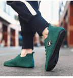 MAEDEF Men's Loafers Lightweight Driving Casual Thin Bottom Flats Shoes Soft Sole Comfortable Non Slip Lace-up Walking Shoes Men