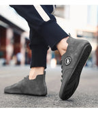 MAEDEF Men's Loafers Lightweight Driving Casual Thin Bottom Flats Shoes Soft Sole Comfortable Non Slip Lace-up Walking Shoes Men