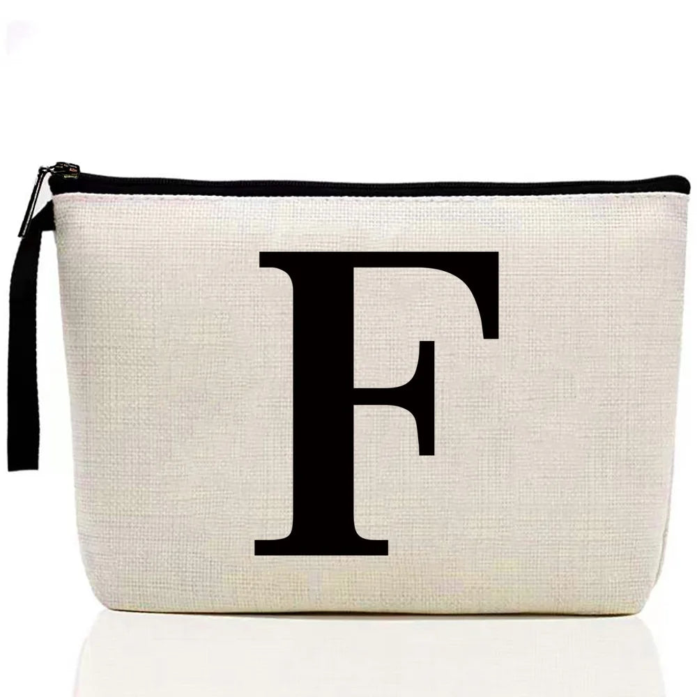 Ladies Makeup Bag Letter Print pattern Classic Coin Purse Organizer Bag Pouches for Travel Bags Pouch Women Storage Cosmetic Bag