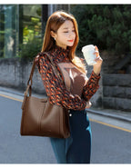 Hand Top-Handle Bags for Women 2025 High Quality Pu Leather Purse Ladies Shoulder Crossbody Bag Medium Casual Tote KAIDIFEINIROO