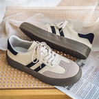 Men's trendy popular Leisure shoes versatile soft leather for Men Sneakers Man Low-top wear-resistant sports walking Footwear