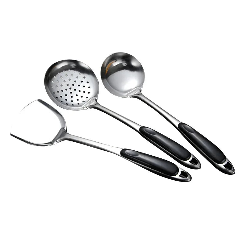 Kitchen Utensils  Stainless Steel Spatula Soup Spoon Shovel Thickened Anti-scalding Rice Spoon Frying Shovel Utensils Kitchen