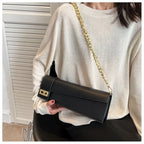 PU Leather Shoulder Bag for Women, Ladies' Purse, Rectangle, Solid, Female Handbag, High Quality, Klein Blue, Underarm, Fashion