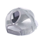 Summer Camouflage Mesh Trucker Hat Snapback Cap Chapeau Femme Fashion Messy Hair Bun Ponytail Baseball Caps for Women