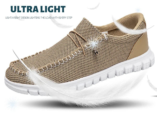 Men Casual Shoes Canvas Loafers for Man Non Slip Vulcanized Shoe Breathable Comfortable Wide Toe Wear-resistant Outdoor Walking