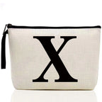 Ladies Makeup Bag Letter Print pattern Classic Coin Purse Organizer Bag Pouches for Travel Bags Pouch Women Storage Cosmetic Bag