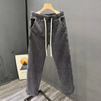 Men's Casual Loose Straight Leg Jeans Thin Wear Resistant Spring Autumn Vintage Workwear Durable Cotton Denim Trousers