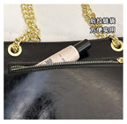 High-End Luxury Elegant Tote Bag For Women Shopper Messenger Purse Solid Color Commuter Use Large Capacity