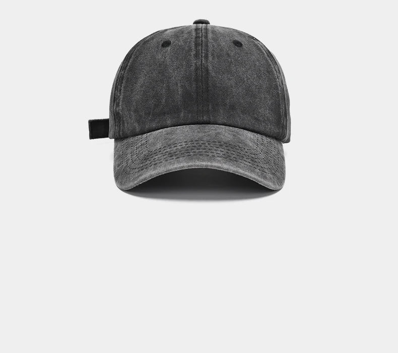 Baseball Cap Washed Cotton Men Women Snapback Hat Vintage Hip Hop Caps Solid Color Dad Hat Bone Casquette Outdoor Casual Sport