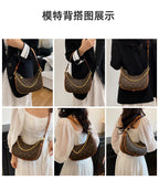 Luxury Leather Tote Bag For Women Designer Crossbody Shoulder Handbag Elegant Ladies Messenger Purse Stylish Classic