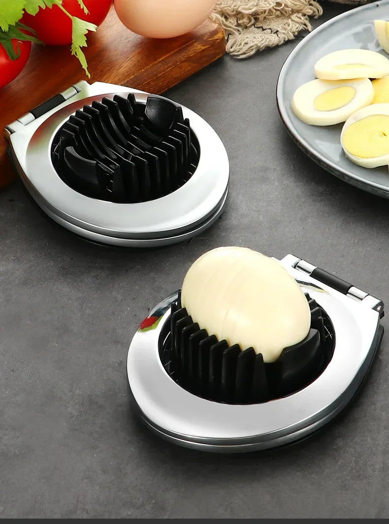 Kitchen Tools Zinc Alloy Egg Slicers Cutters Eggs Divider Splitter    Strawberry Cutter  Accessories