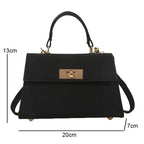 Women's Plaid Crossbody Bag PU Leather - Lightweight Shoulder Purse for Office, Commute & Travel 크로스백