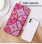 New fashionable lady zipper PU handbag purse with multiple clips and mobile phone compartments to travel, business, high-capacit