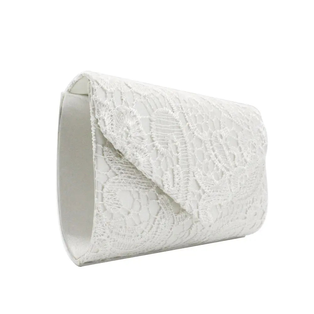 Ladies Lace Wedding Wallet Evening Party Purse Handbags Clutch Bag Messenger Bag
