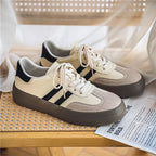 Men's trendy popular Leisure shoes versatile soft leather for Men Sneakers Man Low-top wear-resistant sports walking Footwear