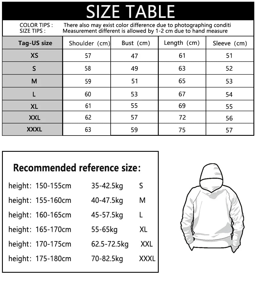 Gothic Hoodie Long Sleeved Original Sweatshirt for Men and Women Y2k Trend Hip Hop Retro Punk Style Sweatshirt
