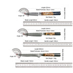 Kitchen Knives-Set Damascus Steel Chef Knife Cleaver Paring Utility Bread Knife Cooking Tool Blue Resin Handle 1-10 Pcs/Set